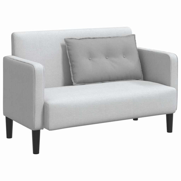 Cojín de Espalda Gris Nube 80 x 19 x 50 cm tela M 3