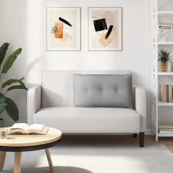 Cojín de Espalda Gris Nube 80 x 19 x 50 cm tela M 4