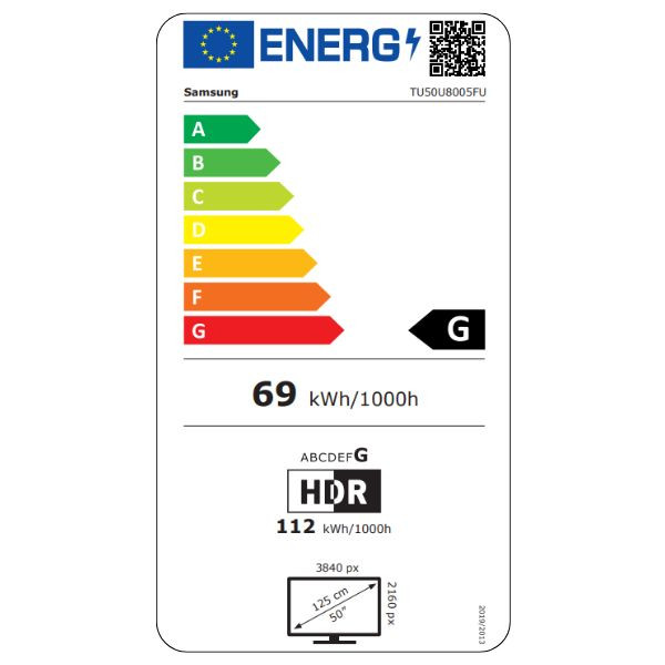 Smart TV SAMSUNG 50" LED 4K UHD TU50U8005F negro M 6