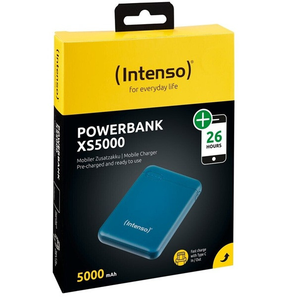 Batería externa Intenso XS5000 5000mAh azul petróleo M 4