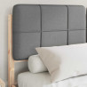 Estructura de Cama con Cabecera Tapizada Gris Claro 3