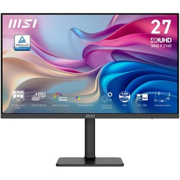 Monitor MSI 27" IPS MD272UPHG negro D