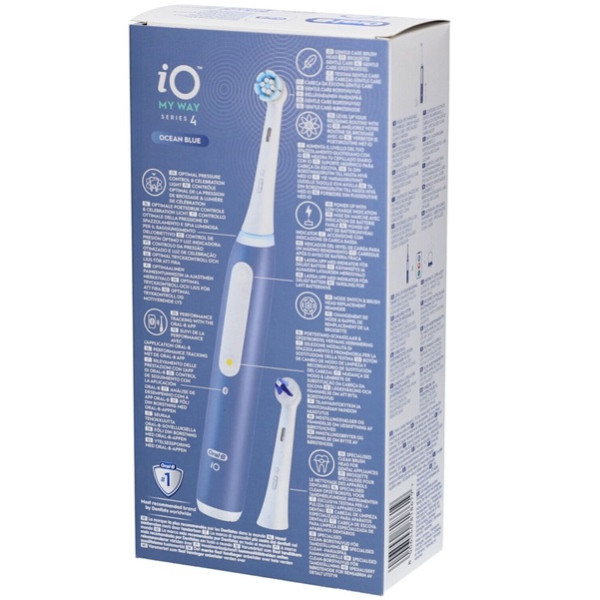 Cepillo de dientes eléctrico ORAL-B iO Series 4 My Way blanco/azul M 4
