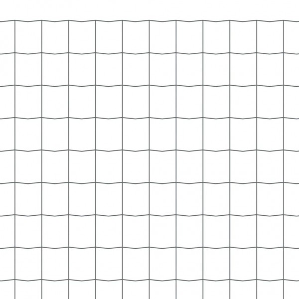 Euro Valla de acero gris 25x1.2 m M 4