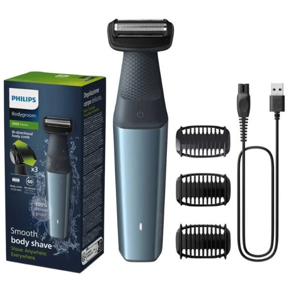 Afeitadora PHILIPS Series 3000 BG3027/05 azul M 2