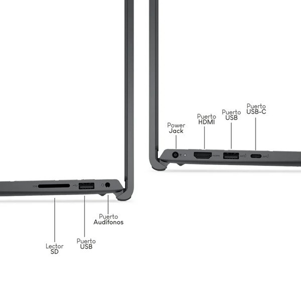 DELL 15.6" Intel Core i5 8GB RAM 512GB DC15250 negro M 7