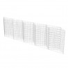 Cesta de muro de gaviones acero galvanizado 300x30x100 cm 1