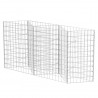 Cesta de muro de gaviones acero galvanizado 120x30x100 cm 1