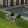 Cesta de muro de gaviones acero galvanizado 120x30x50 cm 1
