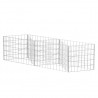 Cesta de muro de gaviones acero galvanizado 120x30x50 cm 2