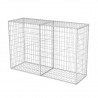 Cesta de muro de gaviones acero galvanizado 150x50x100 cm 1