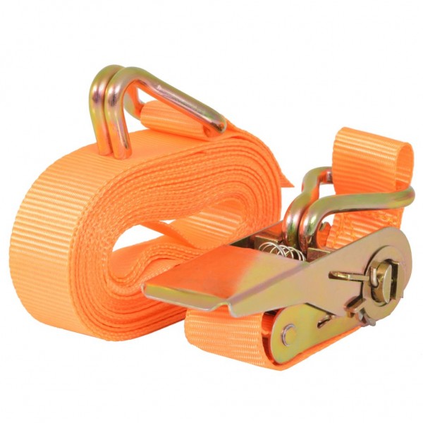 Correas de sujeción de trinquete 10 uds 0.4 T 6mx25mm naranja M 2