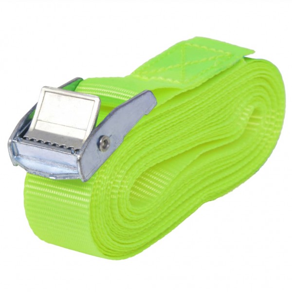 Correas 10 unidades verde fluorescente 0.25 T 5 mx 25 mm M 2