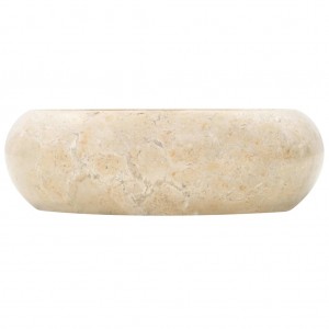 Lavatório 40x12 cm mármore creme H