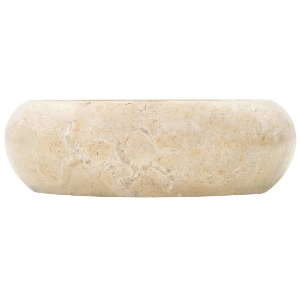 Lavatório 40x12 cm mármore creme M 2