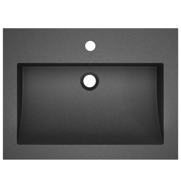 Lavabo de granito negro 600x450x120 mm M 3