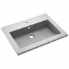Lavabo de granito gris 600x450x120 mm 2