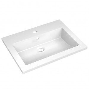 Lavabo de granito blanco 600x450x120 mm H