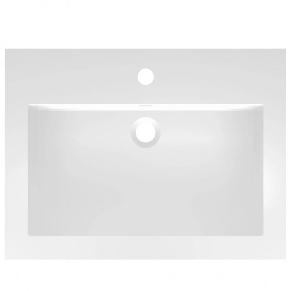 Lavatório de granito 600x450x120 mm branco M 3