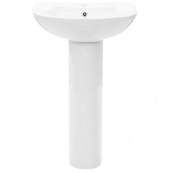 Lavabo de pie de cerámica blanco 520x440x190 mm M 3