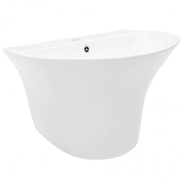 Lavabo de pared de cerámica blanco 560x480x420 mm M 2
