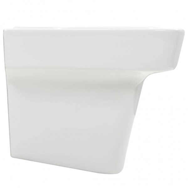 Lavabo de pared de cerámica blanco 500x450x410 mm M 4