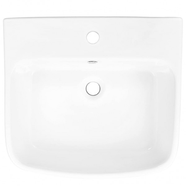 Lavabo de pared de cerámica blanco 500x450x410 mm M 5