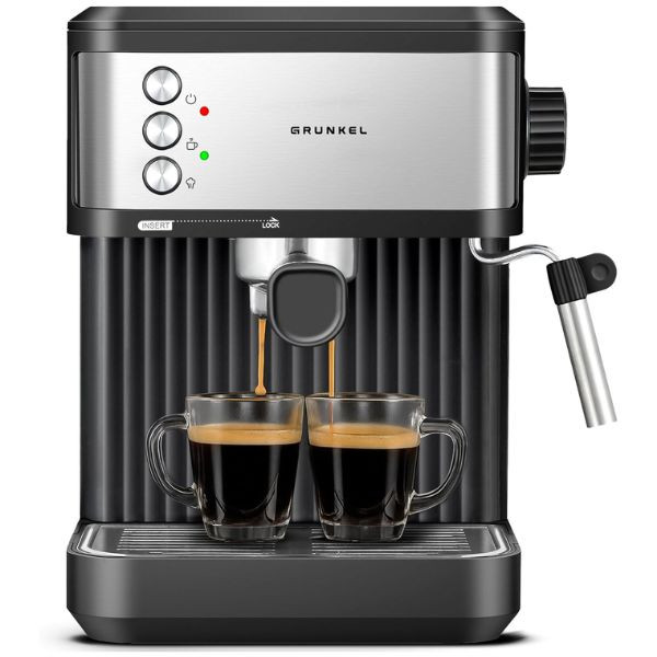 Cafetera Expreso GRUNKEL Cafpresso-20Aroma plata D