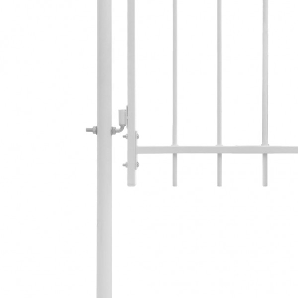 Portão de jardim 1x1.75 m aço branco M 3