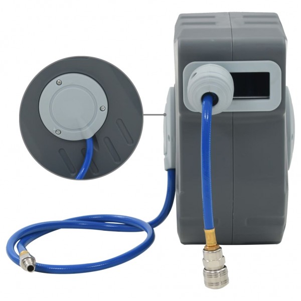 Enrolador automático de mangueira para ar comprimido 3/8 12 m M 4
