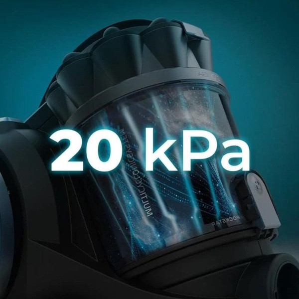 Aspiradora Cecotec Conga Rockstar Multicyclonic XL Animal Plus negro M 3