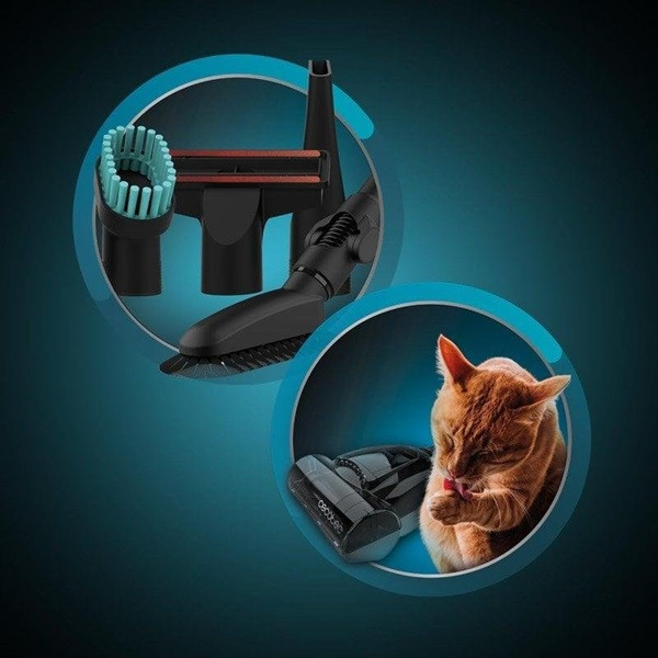 Aspiradora Cecotec Conga Rockstar Multicyclonic XL Animal Plus preto M 6