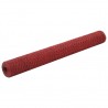 Alambrada de gallinero acero revestimiento PVC rojo 25x1.2 m 1