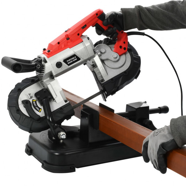 Sierra de cinta con base y maletín portátil de acero M 3