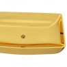 Lavabo 71x38x13.5 cm cerámica dorado 4