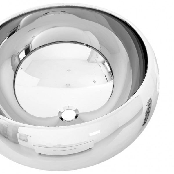 Lavabo 40x15 cm cerámica plateado M 4