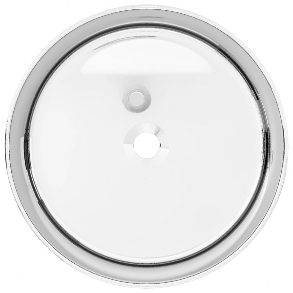 Lavabo 40x15 cm cerámica plateado M 3