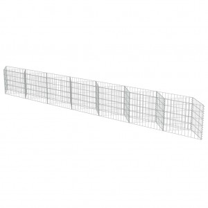 Muro gabião em aço galvanizado 450x30x50 cm H