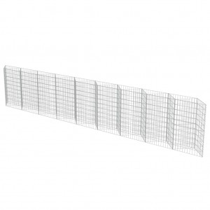 Muro gabião em aço galvanizado 630x30x100 cm H