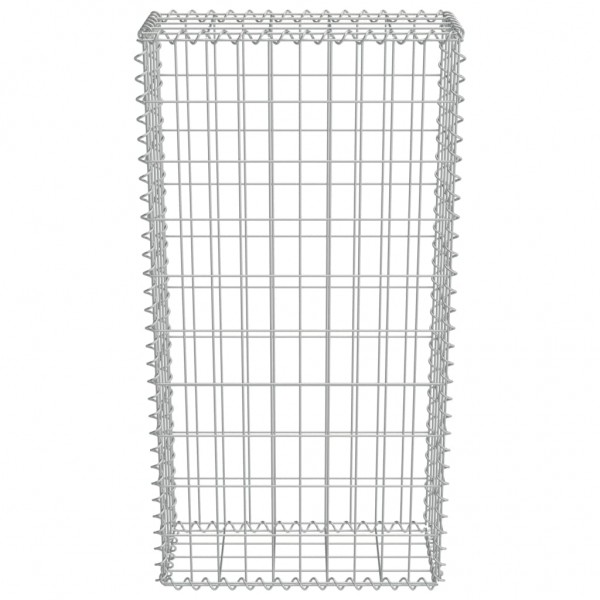 Muro de gaviones con cubiertas acero galvanizado 50x20x100 cm M 4