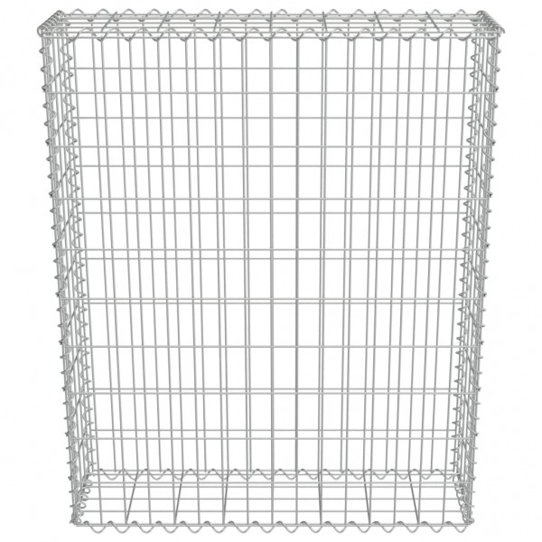 Muro de gaviones con cubiertas acero galvanizado 80x20x100 cm M 4