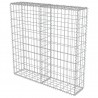 Muro gabião com tampas aço galvanizado 100x20x100 cm 2