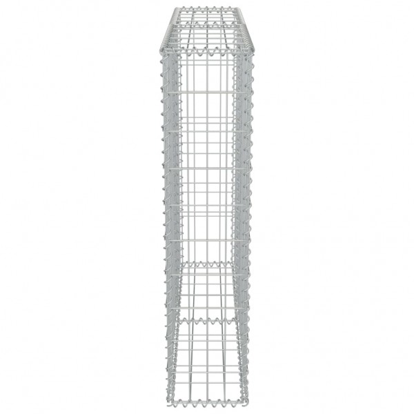 Muro gabião com tampas aço galvanizado 100x20x100 cm M 5