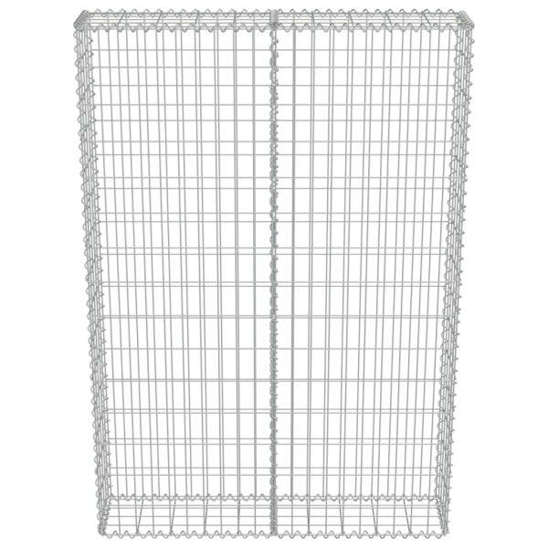 Muro gabião com tampas aço galvanizado 100x20x150 cm M 4