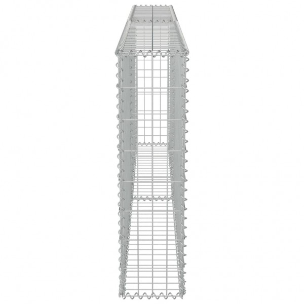 Muro gabião com tampas aço galvanizado 200x20x85 cm M 5