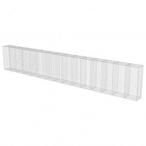 Muro de gavionescon cubiertas acero galvanizado 900x50x150 cm H