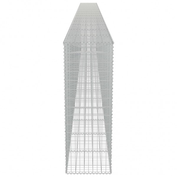 Muro gabião com tampas aço galvanizado 900x50x150 cm M 5
