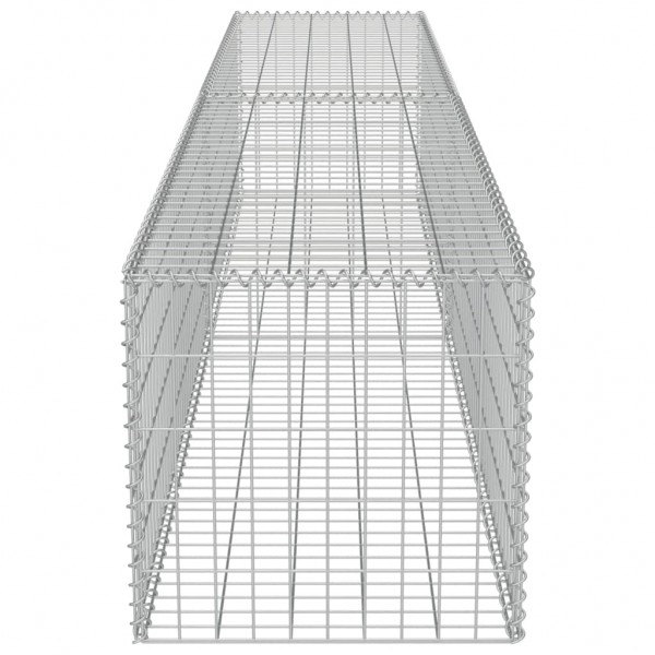 Muro gabião com tampas aço galvanizado 300x50x50 cm M 5