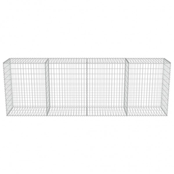 Muro de gaviones con cubiertas acero galvanizado 300x50x100 cm M 4
