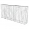 Muro de gaviones con cubiertas acero galvanizado 300x50x150 cm 2